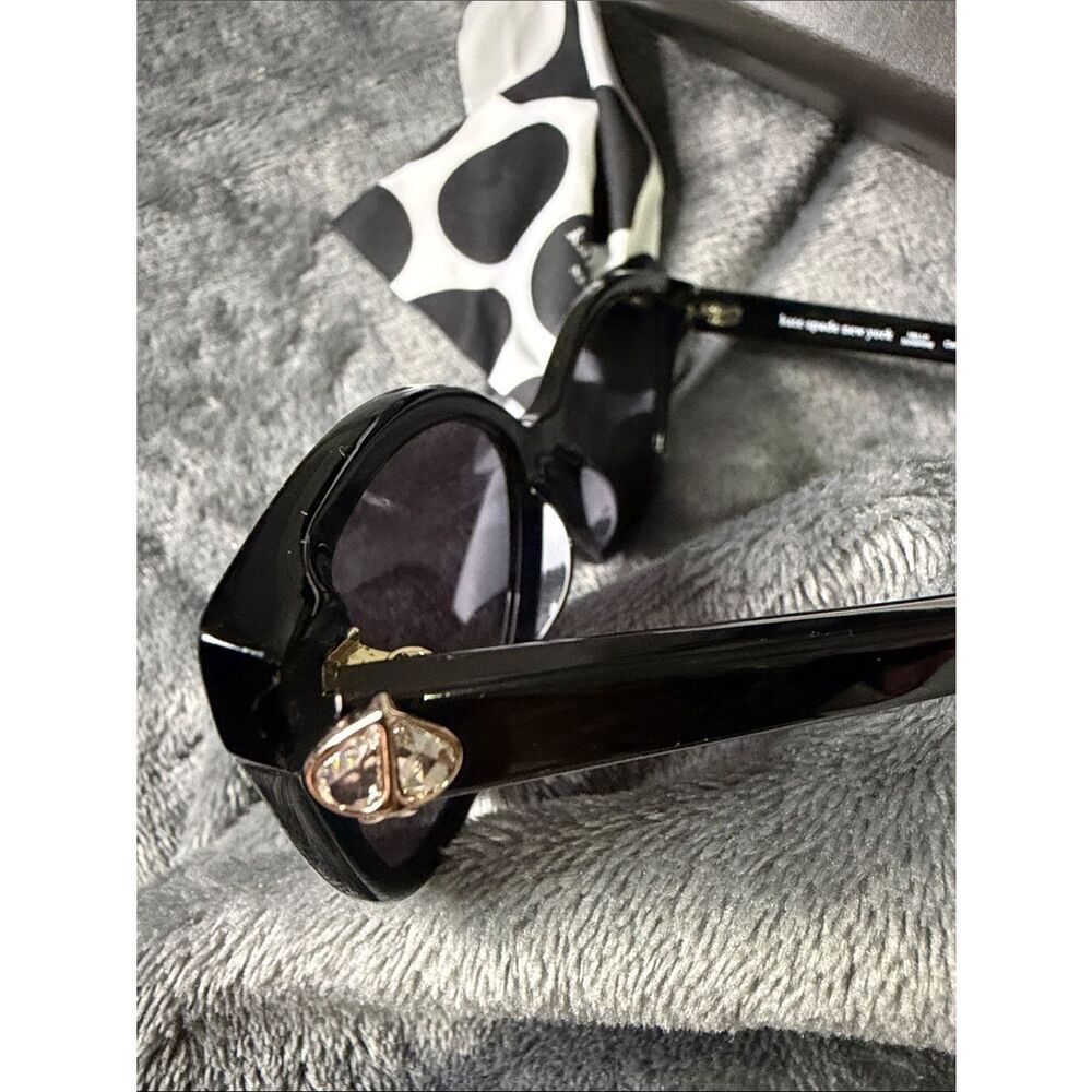 kate spade Black Oval Sunglasses - Picture 2 of 4